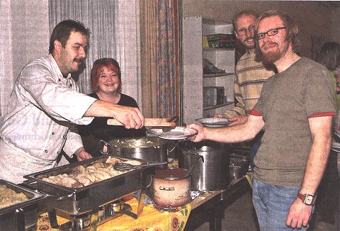 Schlachteplatte fördert Kichensanierung